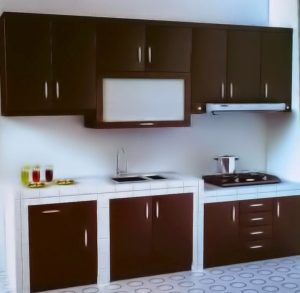 Kitchen Set Minimalis Dengan Model Lurus