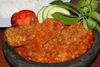 Resep cara membuat tempe penyet bakar