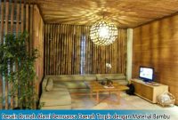 Desain Rumah Alami Bernuansa Daerah Tropis dengan Material Bambu