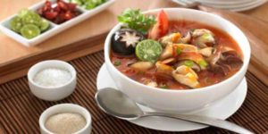 menu khas ramadhan sup bebek jamur