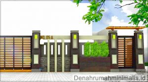 Desain Pagar Rumah Minimalis Modern 1 Lantai Sesuai Budget Selera Kumpulan Cara Praktis